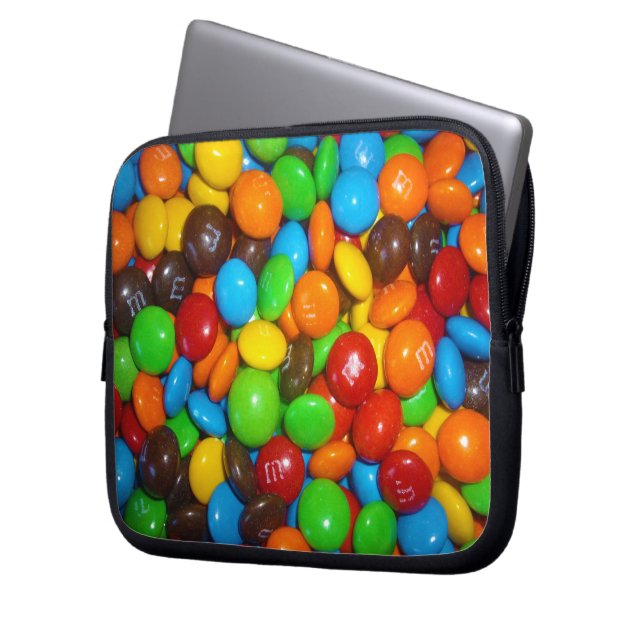 Housse Pour Ordinateur Portable Bonbons au chocolat, (devant gauche)