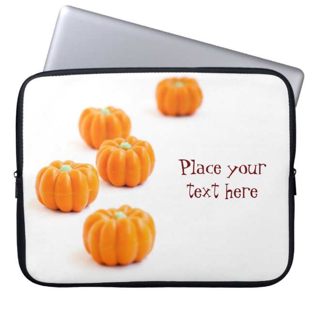 Housse Pour Ordinateur Portable Bonbons citrouilles d'Halloween (Devant)