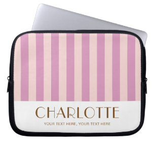 Housse Pour Ordinateur Portable Bonbons Colorés Rayures Brillantes Couleur Tendanc