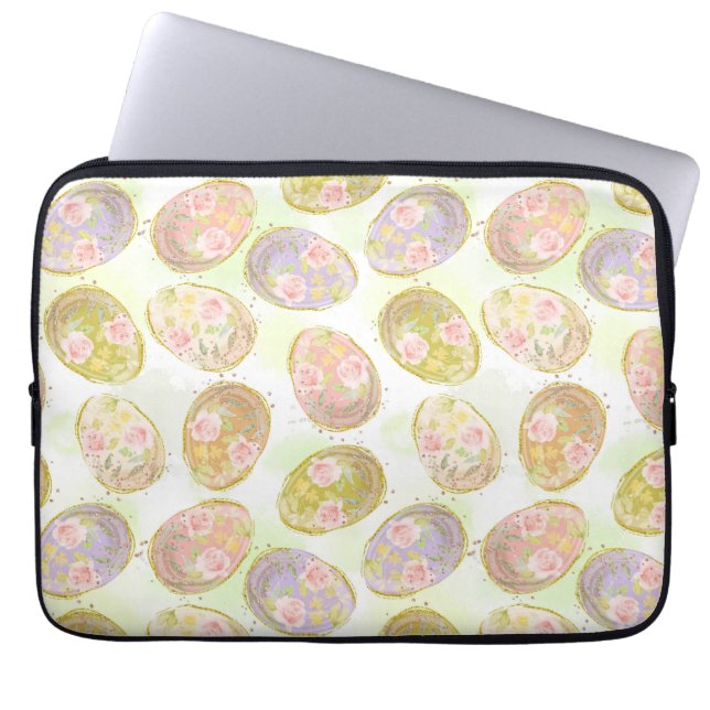 Housse Pour Ordinateur Portable Bonbons de Pâques (Devant)