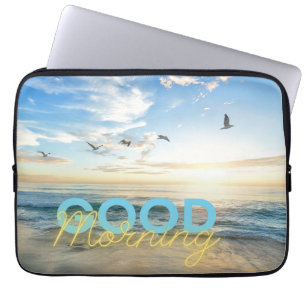 Housse Pour Ordinateur Portable Bonjour Blue Sky