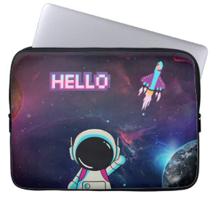 Housse Pour Ordinateur Portable "Bonjour de l'espace"