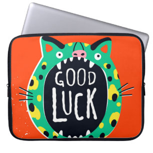 Housse Pour Ordinateur Portable Bonne chance au porc Abstrait