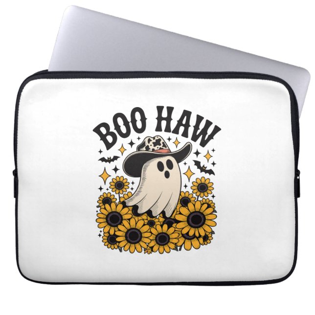 Housse Pour Ordinateur Portable Boo Haw Cow Ghost Halloween Occidentale (Devant)