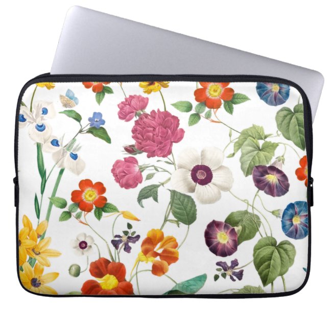 Housse Pour Ordinateur Portable Botanique Aquarelle Beau (Devant)