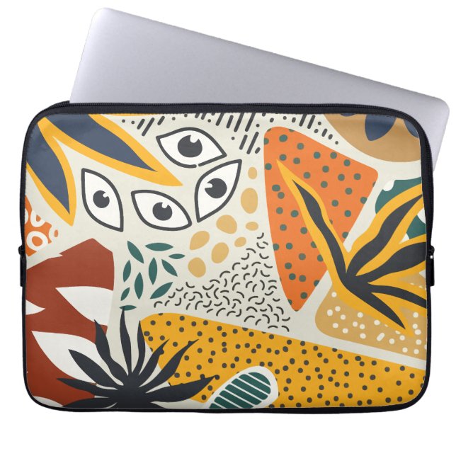 Housse Pour Ordinateur Portable botanique moderne (Devant)