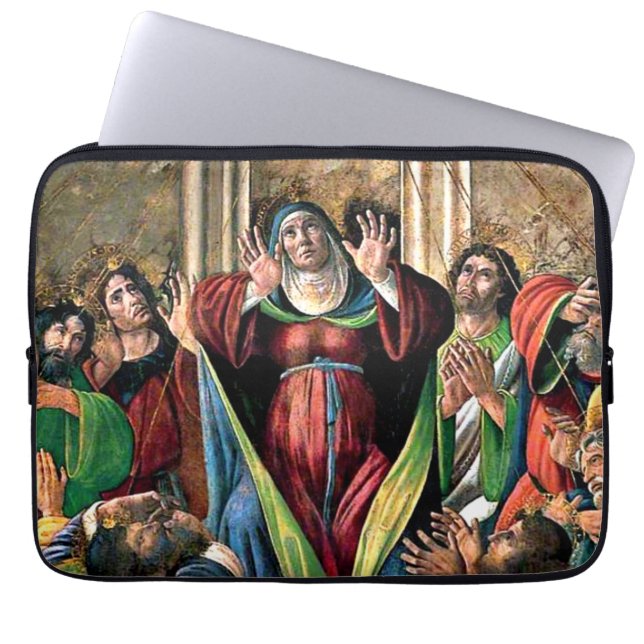 Housse Pour Ordinateur Portable Botticelli - La Descente du Saint-Esprit (Devant)