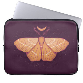 Housse Pour Ordinateur Portable Bouche Lune Purple Insecte magique