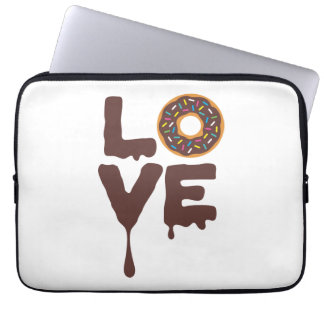 Housse Pour Ordinateur Portable Bouillie de chocolat avec des arroses d'amour