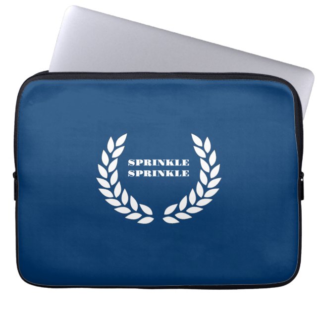 Housse Pour Ordinateur Portable Boujee Blues Saupoudrer Sprinkle Portable (Devant)