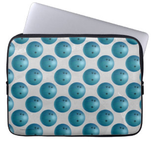 Housse Pour Ordinateur Portable Boule de Bowling Bleue