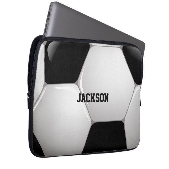 Housse Pour Ordinateur Portable Boule de football personnalisable (Devant droit)