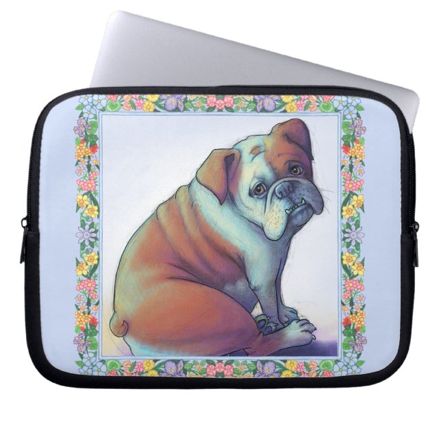 Housse Pour Ordinateur Portable Bouledogue (Devant)