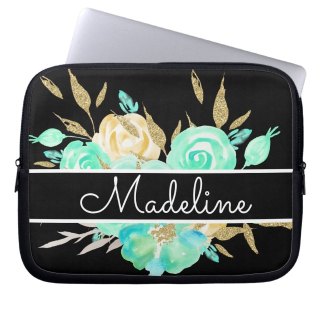 Housse Pour Ordinateur Portable Bouquet de fleurs personnalisé (Devant)