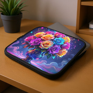Housse Pour Ordinateur Portable Bouquet Vibrant