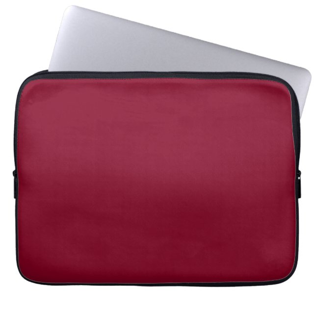 Housse Pour Ordinateur Portable Bourgogne (couleur solide) (Devant)