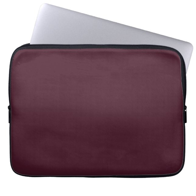Housse Pour Ordinateur Portable Bourgogne framboise, Bourgogne solide (Devant)