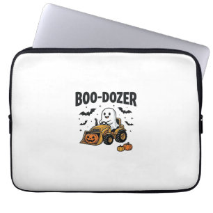 Housse Pour Ordinateur Portable Bouteur fantôme Halloween Design de bouteur_1