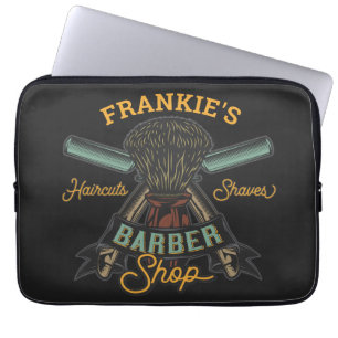 Housse Pour Ordinateur Portable Boutique de coiffure personnalisée Boutique de coi
