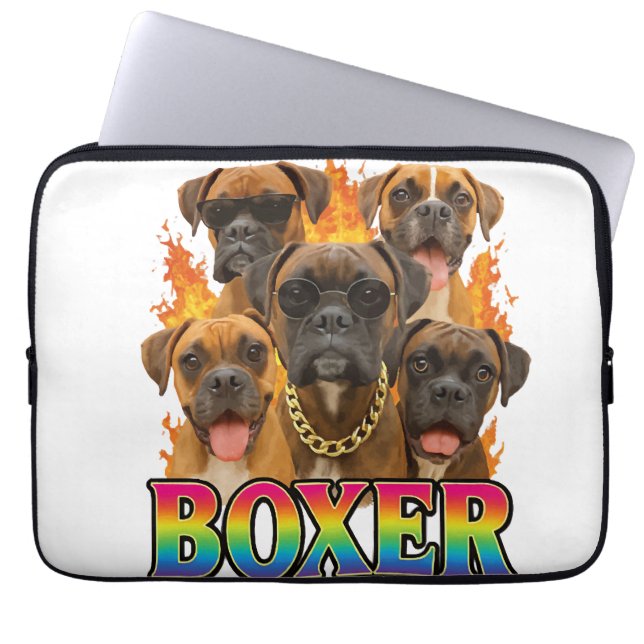 Housse Pour Ordinateur Portable Boxer  (Devant)
