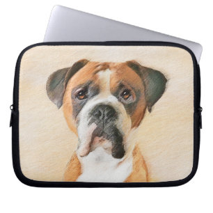 Housse Pour Ordinateur Portable Boxer Dog Peinture Non Décroché Art animal origina