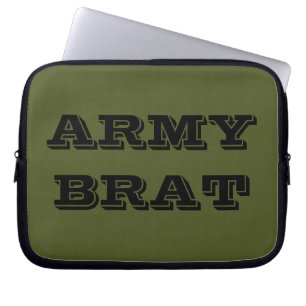Housse Pour Ordinateur Portable Brat de l'Armée de Manches Ordinateur Portable