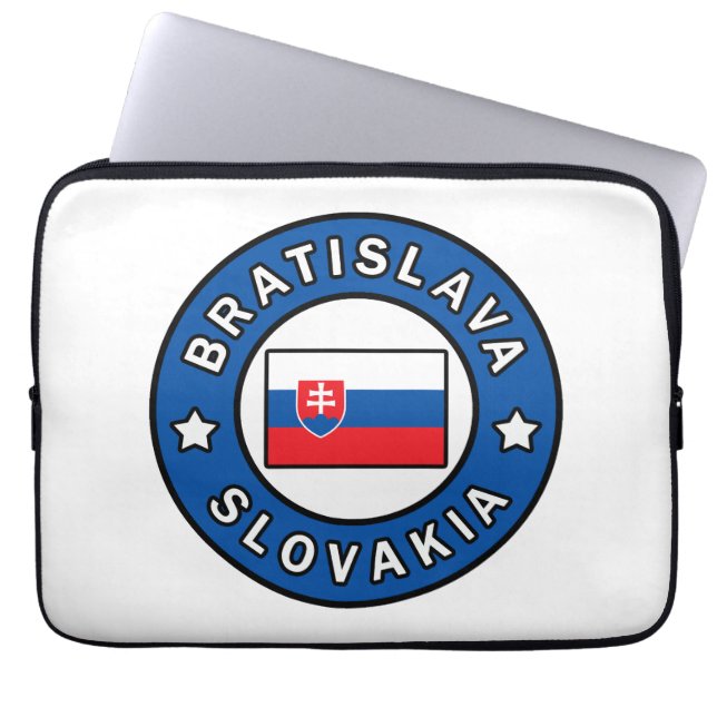 Housse Pour Ordinateur Portable Bratislava Slovaquie (Devant)