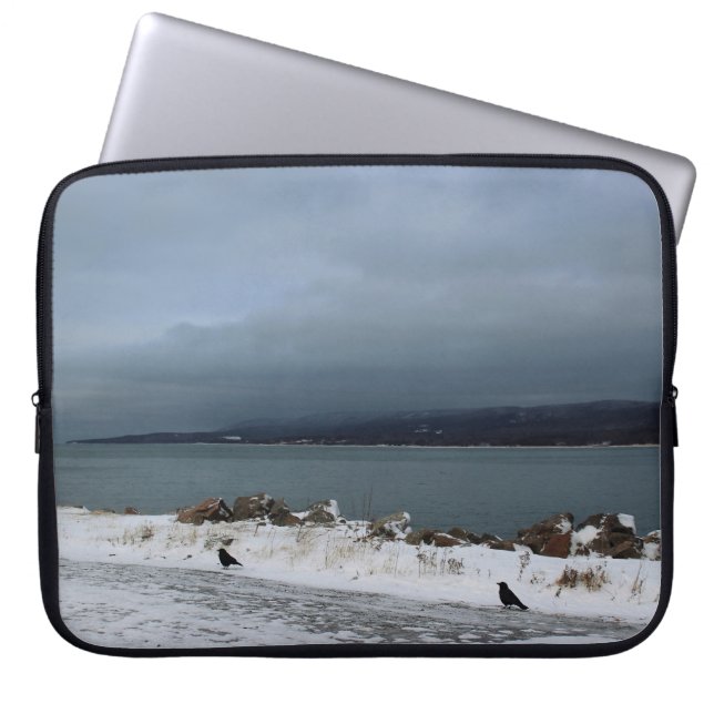 Housse Pour Ordinateur Portable Bravant la tempête ensemble (Devant)