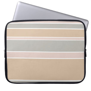 Housse Pour Ordinateur Portable Brayures beiges