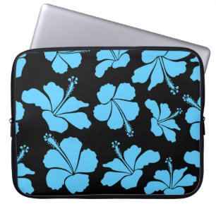 Housse Pour Ordinateur Portable Bright hawaiian sans couture motif avec hippocampe