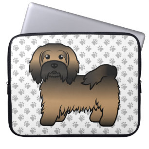 Housse Pour Ordinateur Portable Brindle Havanese mignonne dessin de chien