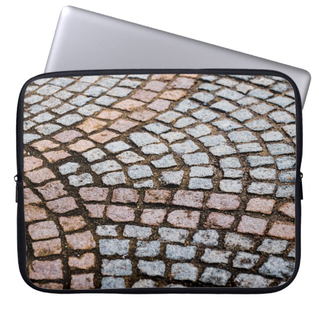 Housse Pour Ordinateur Portable briques Brown et rouges (Devant)