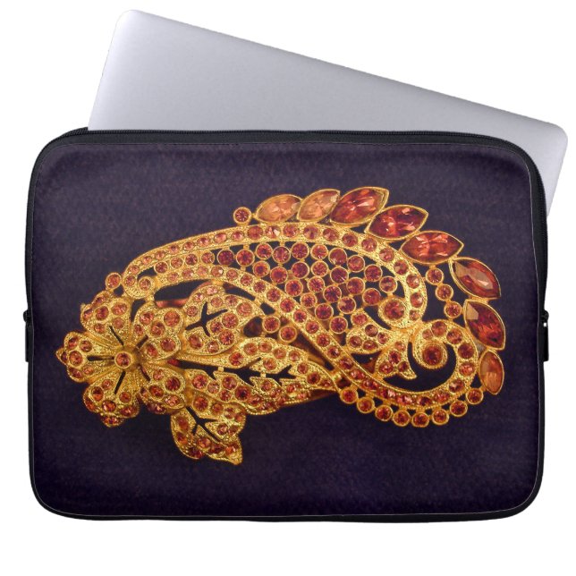 Housse pour ordinateur portable Broche Rouge (Devant)