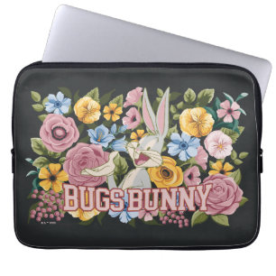 Housse Pour Ordinateur Portable Brodure florale graphique de BUGS BUNNY™