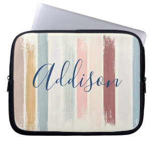 Housse Pour Ordinateur Portable Brosses pastel personnalisées