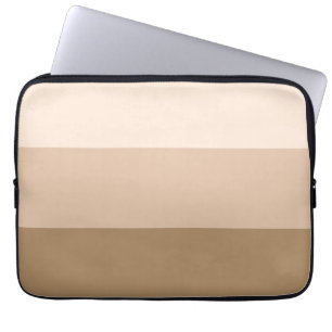 Housse Pour Ordinateur Portable Brown Ombre strié