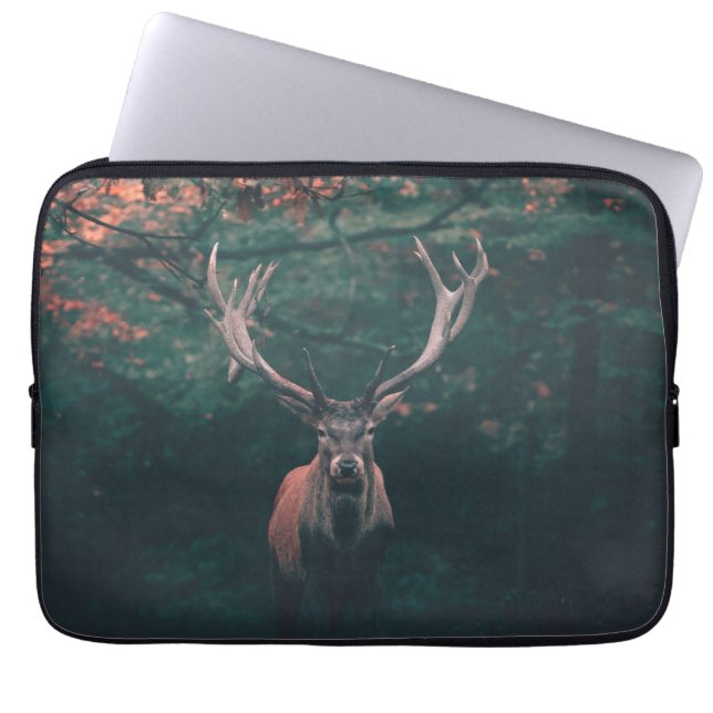 Housse Pour Ordinateur Portable Buck Deer animal sauvage (Devant)