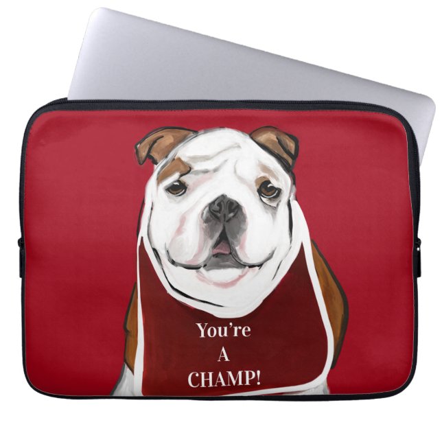 HOUSSE POUR ORDINATEUR PORTABLE BULLDOG (Devant)