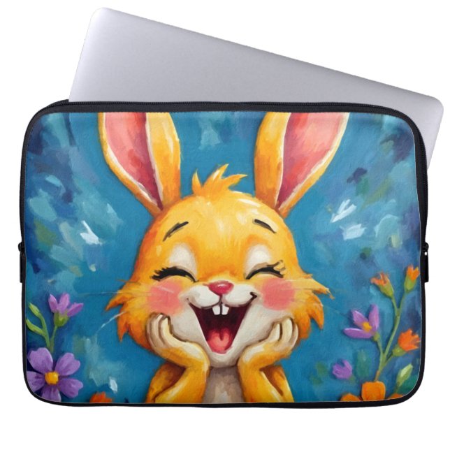 Housse Pour Ordinateur Portable Bunny Bliss (Devant)