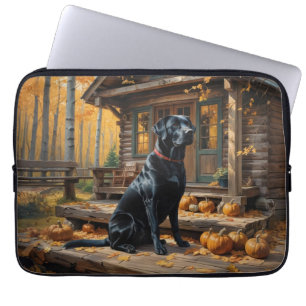 Housse Pour Ordinateur Portable Cabine du journal de l'extracteur Black Labrador A