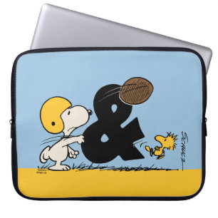 Housse Pour Ordinateur Portable cacahuètes Football Snoopy & Woodstock