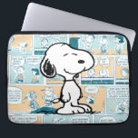 Housse Pour Ordinateur Portable cacahuètes | Snoopy Comic Motif<br><div class="desc">Snoopy est l'adorable beagle de Charlie Brown dans la bande dessinée Peanuts de Charles M. Schulz. Découvrez ce joli dessin Peanuts avec Snoopy sur un motif de bande dessinée.</div>
