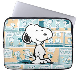 Housse Pour Ordinateur Portable cacahuètes   Snoopy Comic Motif