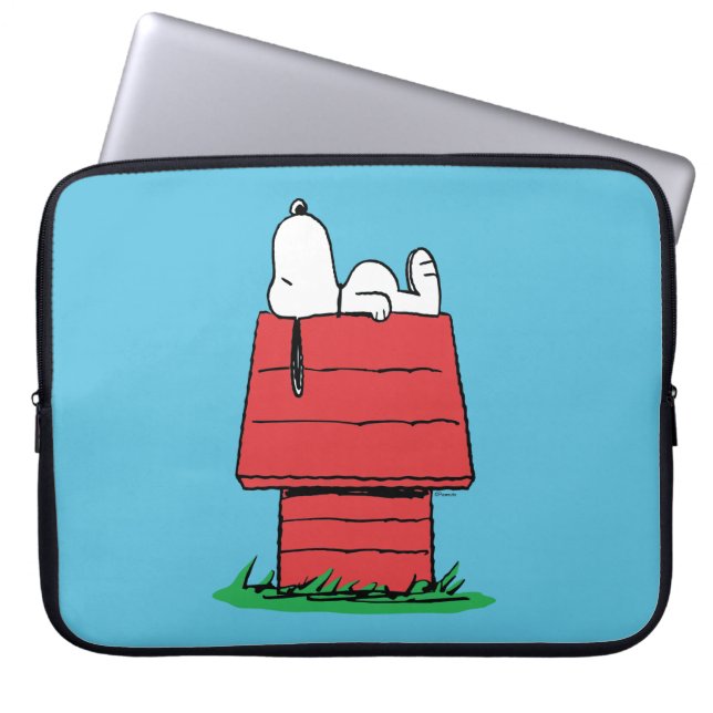 Housse Pour Ordinateur Portable cacahuètes | Snoopy Napping (Devant)