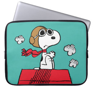 Housse Pour Ordinateur Portable cacahuètes Snoopy the Flying Ace