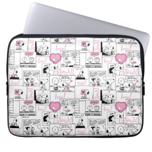 Housse Pour Ordinateur Portable cacahuètes Valentine Heart Love Motif