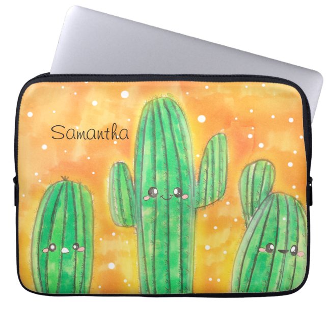Housse Pour Ordinateur Portable Cactus du désert (Devant)
