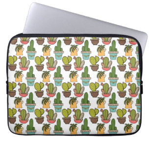 Housse Pour Ordinateur Portable Cactus et Succulents d'intérieur dans le motif de