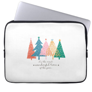 Housse Pour Ordinateur Portable Cadeau De Noël C'Est Le Moment Le Plus Merveilleux