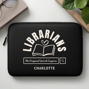 Housse Pour Ordinateur Portable Cadeau drôle de bibliothécaire amateur de livres
